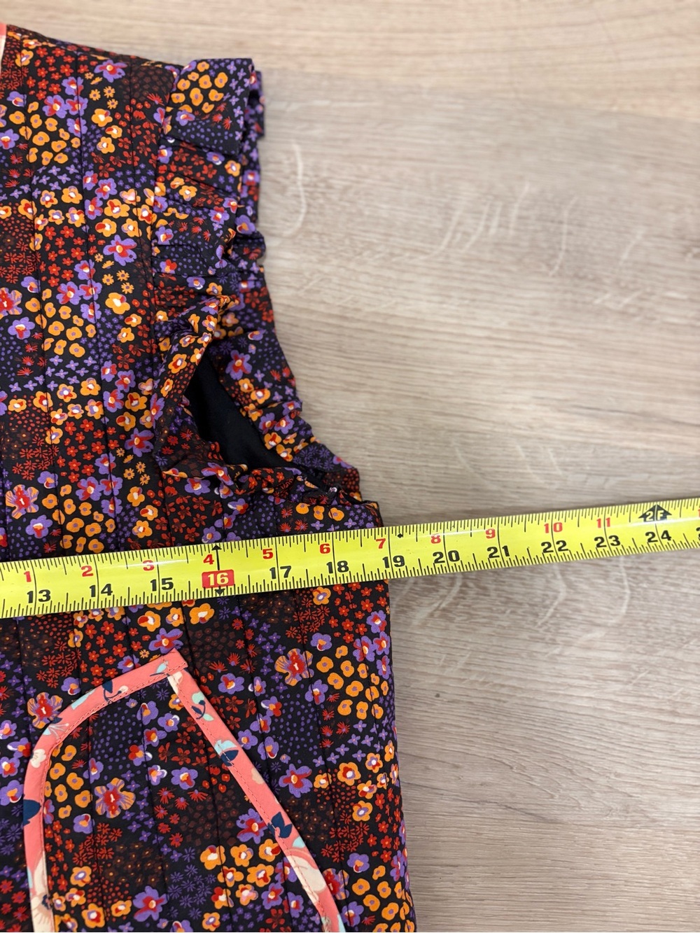 Anthropologie Dolan Printed Ruffled Toggle Vest - Picture 10 of 10